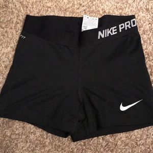 Nike pro compression shorts